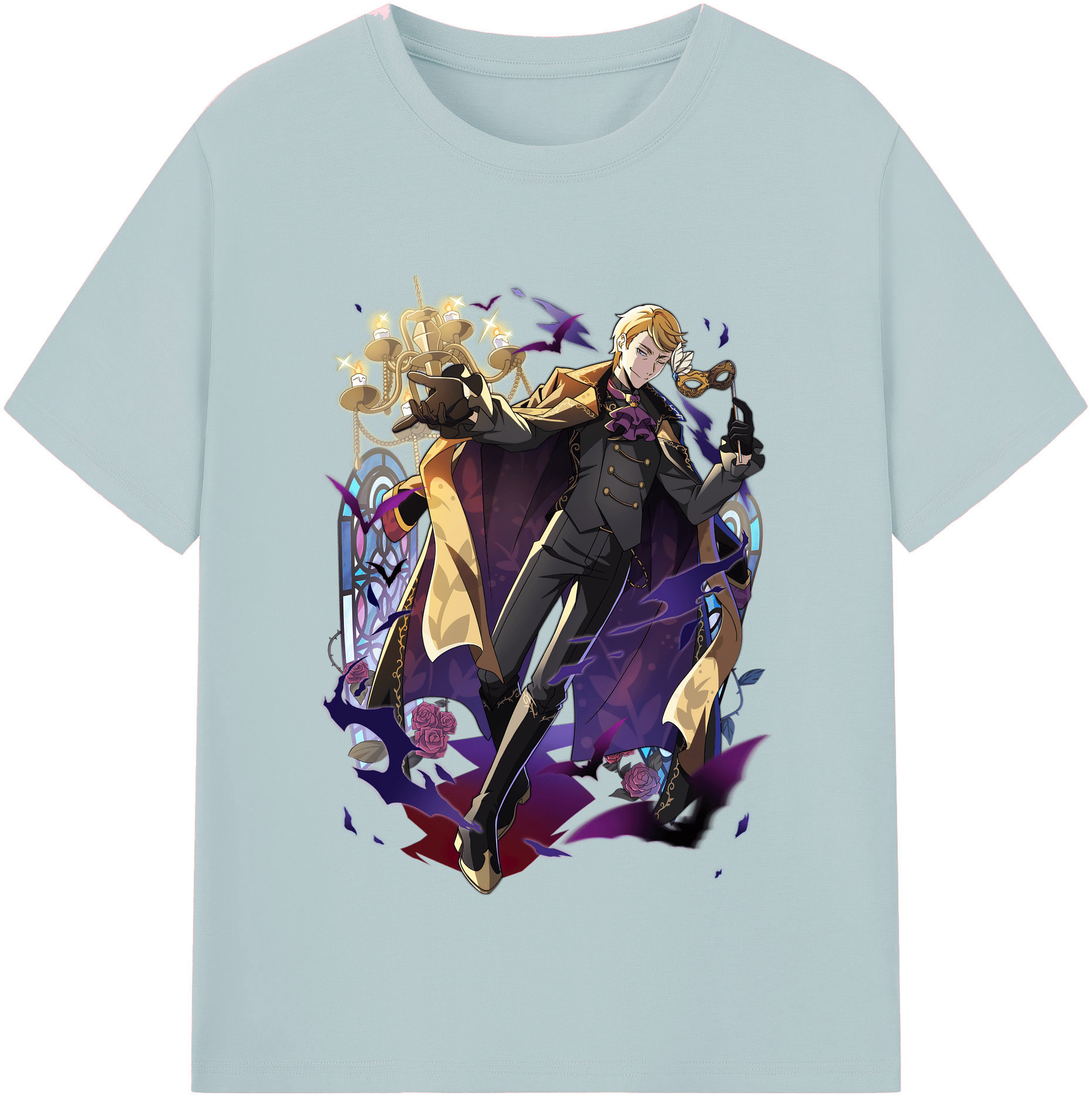（画像用） 文豪ストレイドッグス Bungo Stray Dogs 綿100％半袖Tシャツ（フロントプリント）